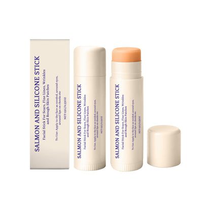 Lachs und Silikonstab