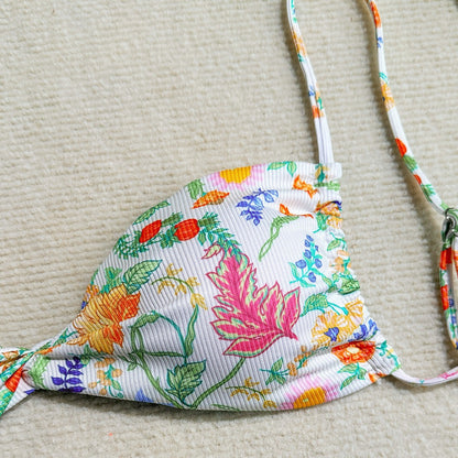 Sexy zweiteiliger Strandbikini mit freiem Rücken für Damen