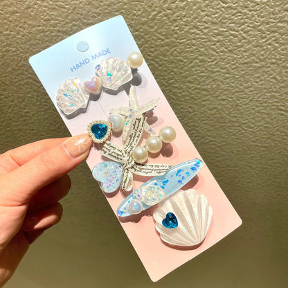 Children's Creative Starfish Shell Hairpin