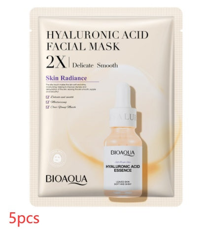 Kollagen-Gesichtsmaske, feuchtigkeitsspendende und straffende Tuchmaske, Hyaluronsäure-Gesichtsmasken, Hautpflege-Gel