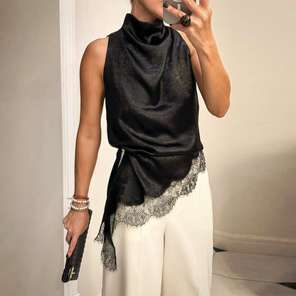 Stylish And Minimalist Sleeveless Womens Top