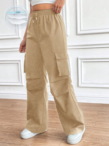 Loose-fitting Casual Workwear-style Commuter Pants For Women
