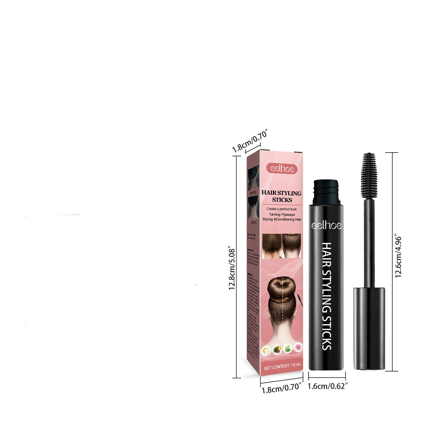 Smooth Frizz Natural Non-greasy Broken Hair Finishing Stick