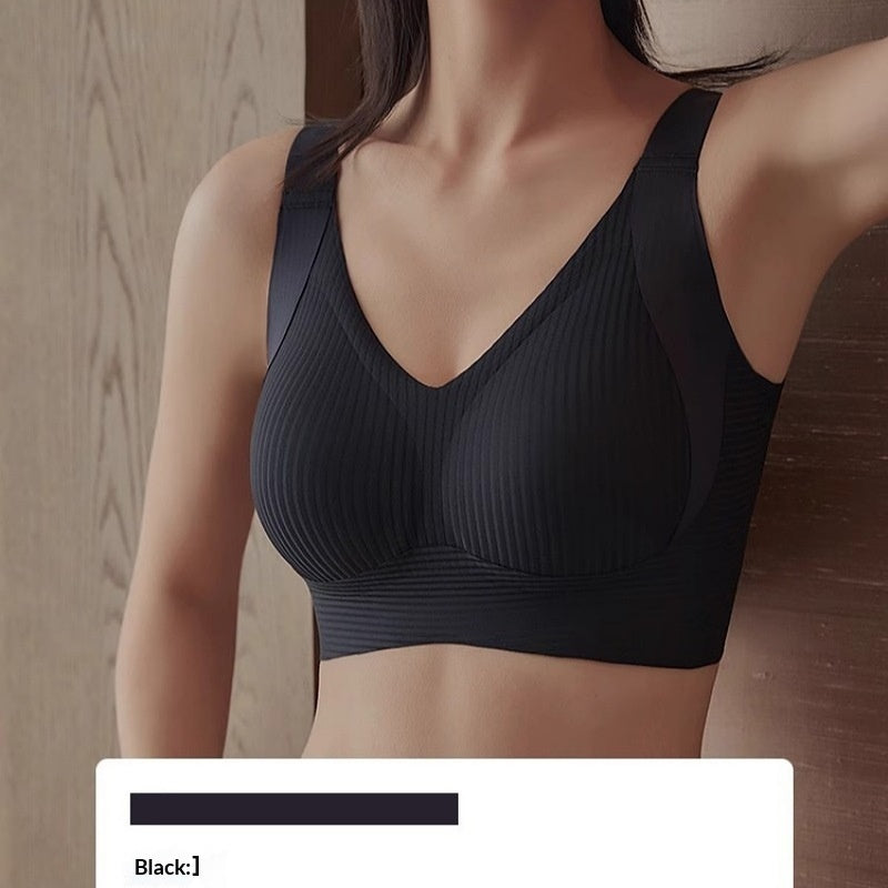 Women's Seamless And Steel-ring-free Anti-sagging Bra