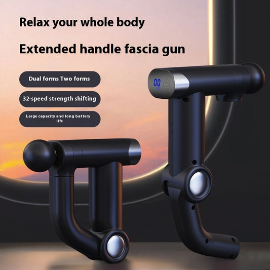 Elektrisches Massagegerät mit langem Griff und vielseitiger Form für lange Ausdauer