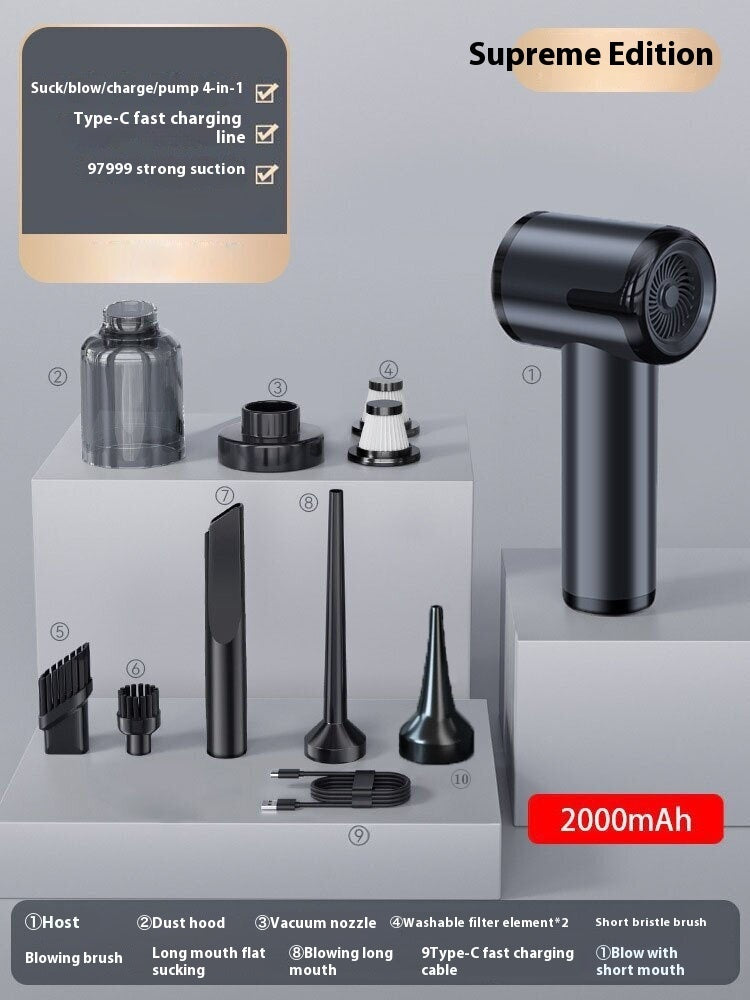 Tragbarer Autoreiniger mit Heimladefunktion