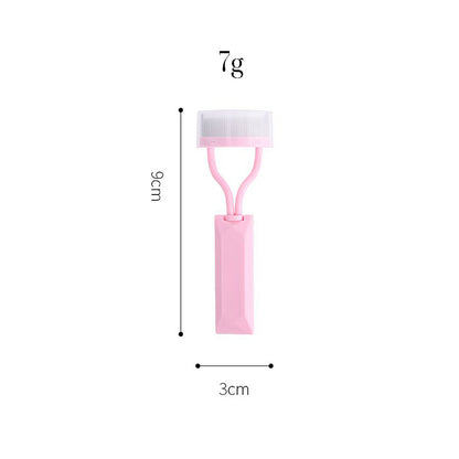 Tragbarer, halbbogenförmiger Wimpernbürstchen mit Edelstahlnadeln