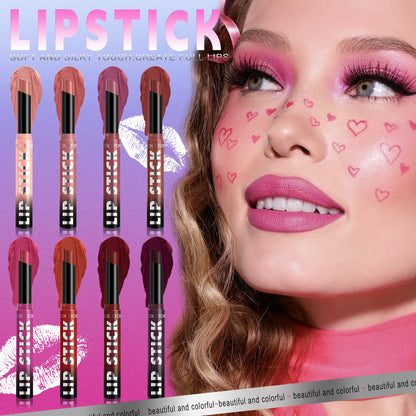 Lippenstift-Stick mit Doppelfunktion, leichter Glanz