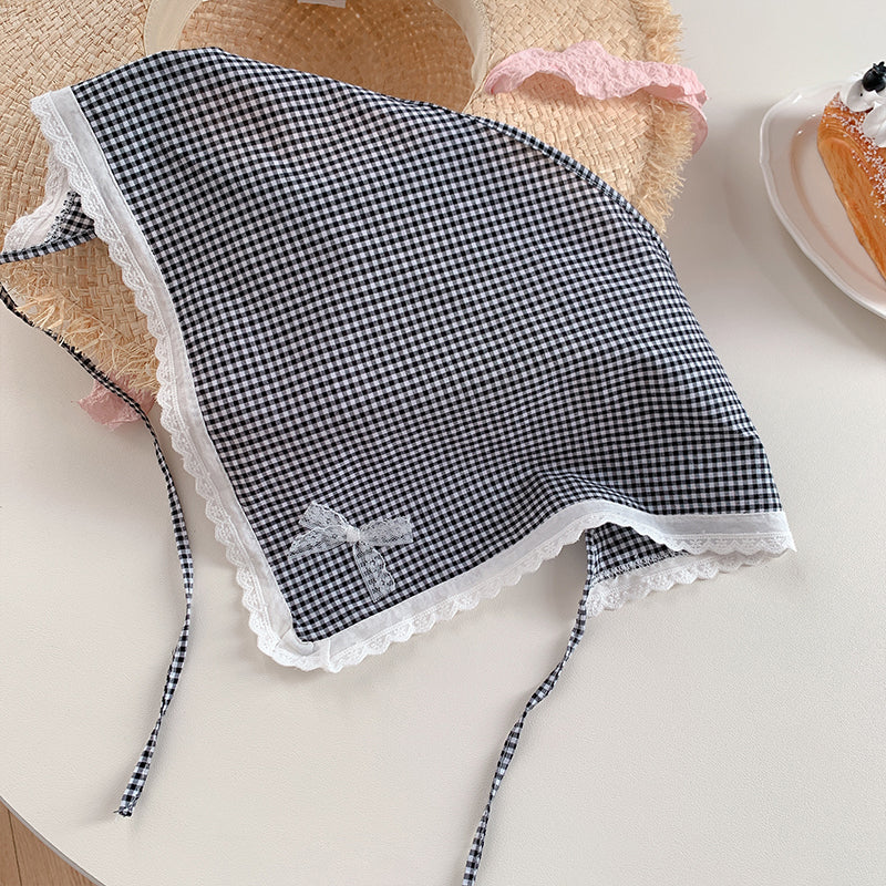 Female Sweet Dopamine Lace Hair Band Headcloth