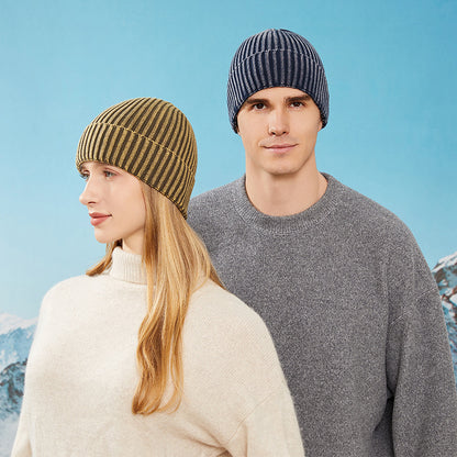 Vintage-Strickmütze im Used-Look, lässig und warm