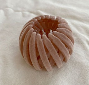 Velvet Bird's Nest Hairpin Lazy Hair Band For Bun Haircut Hair Band Girl's High Ponytail Barrettes