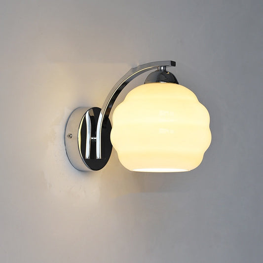 Tschechische mitteleuropäische Retro-Glaswandlampentasche