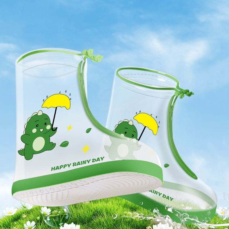 Waterproof Non-slip Thickening And Wear-resistant Student Rain Shoes