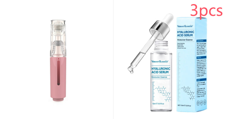 3-in-1-Lippenpflege-Roller, Nadelroller, Lippenroller, Bartwuchs-Roller, Barthaarwuchs-Roller, Bartbehandlungs- und Serum-Applikator