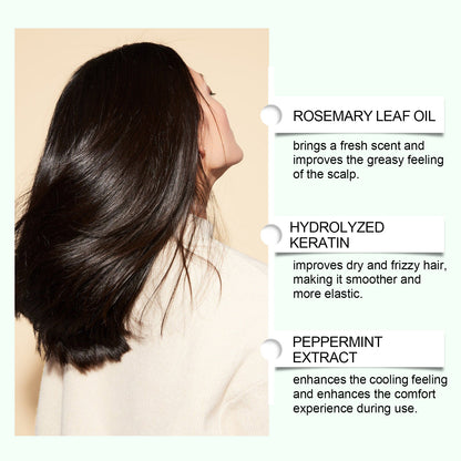 Rosemary Care Sanftes Shampoo zur Reinigung und Pflege der Kopfhaut für natürliches und flauschiges Haar