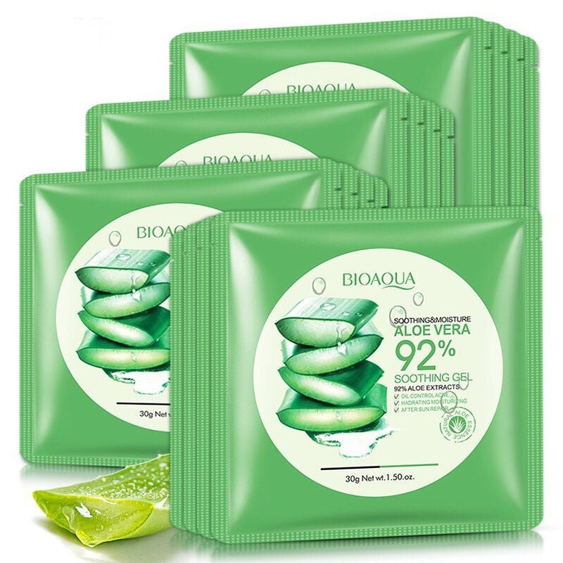 Feuchtigkeitsspendende Aloe-Vera-Gel-Gesichtsmaske