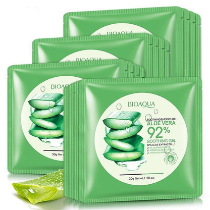 Feuchtigkeitsspendende Aloe-Vera-Gel-Gesichtsmaske