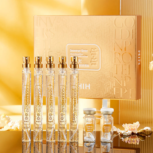Gold Protein Peptide Kit Beauty Salon Hautpflegeprodukt-Set Goldfaden-Schnitzflüssigkeit