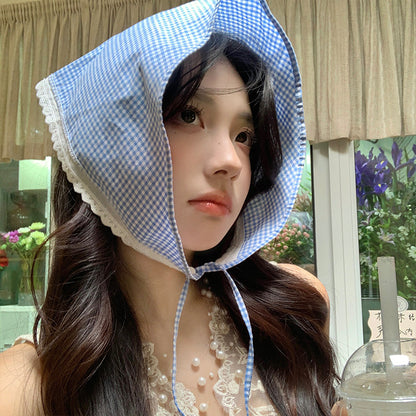 Female Sweet Dopamine Lace Hair Band Headcloth