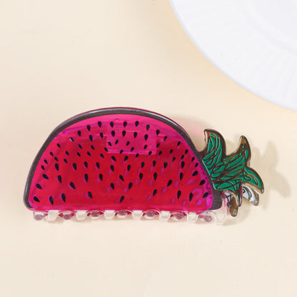 Portable Korean Creative Fruit Transparent Grip