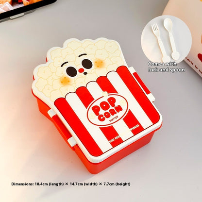 Student Hamburger Lunch Box Salad Fruit With Separate Fresh-keeping Food Box