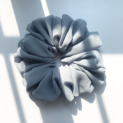 Großer Kopfstrauß aus Chiffon, Dickdarmring, Haarring