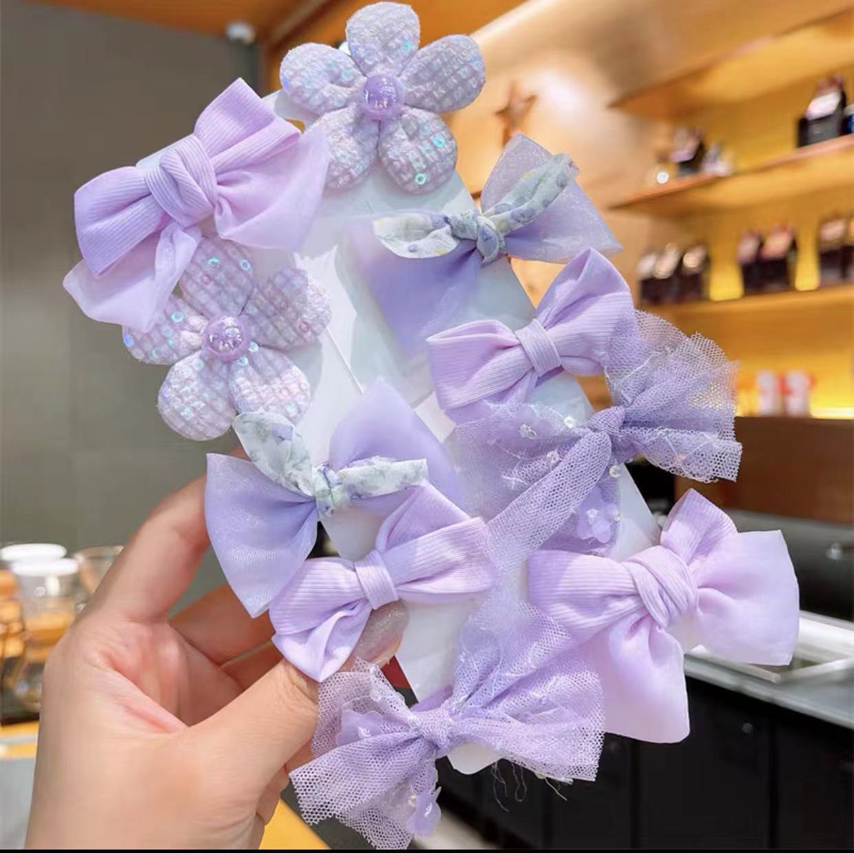 Haarspange für Kinder, Haarspange mit Schleife, Kopfbedeckung