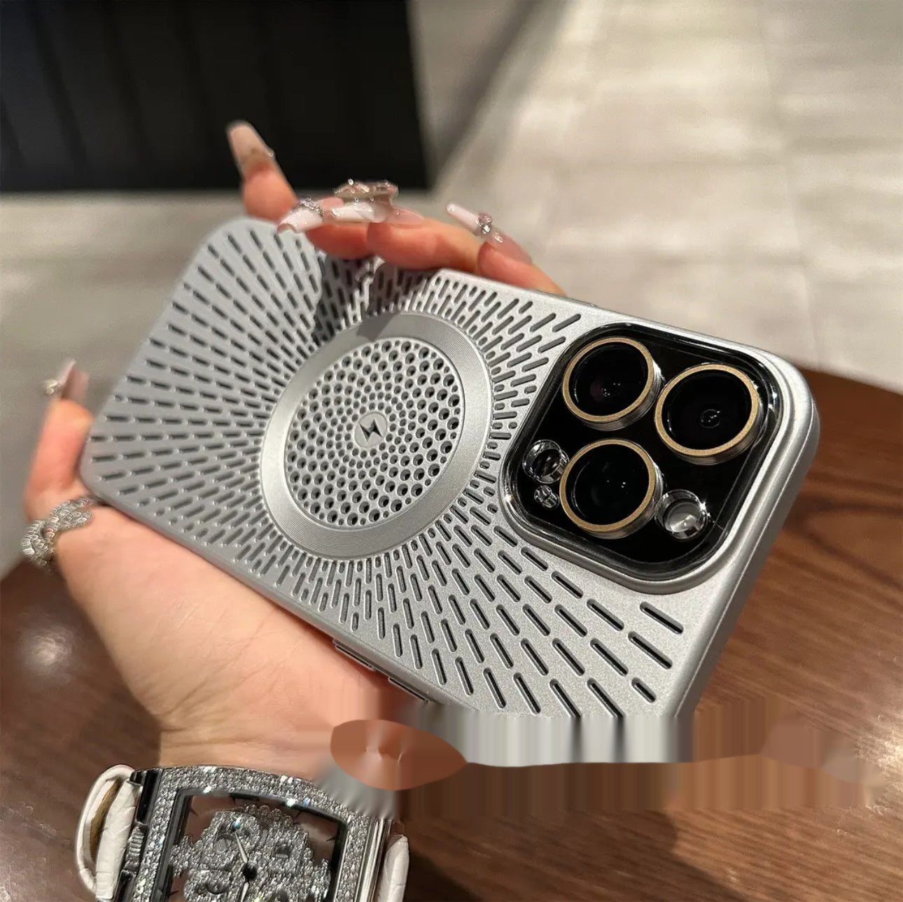 Ice-cool Heat Dissipation Breathable Lens Film Phone Case For The 17 Pro Max