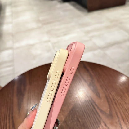 Magnetische Saugkraft, feiner Kreis, einfarbig, feine Löcher, Schutzhülle für Handys