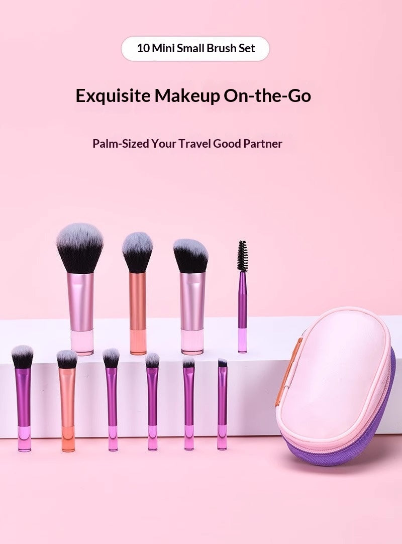 Make-up-Pinselset, Rouge- und Foundationpinsel, Augen-Set