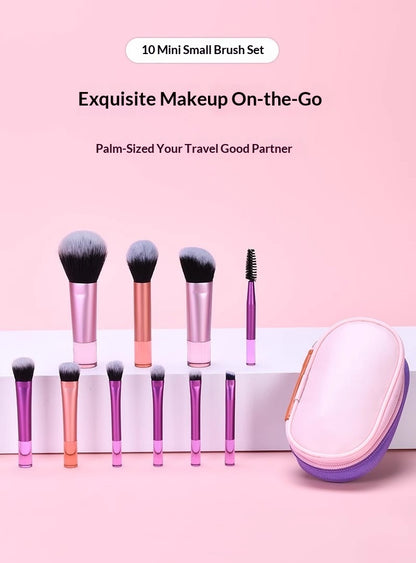 Make-up-Pinselset, Rouge- und Foundationpinsel, Augen-Set