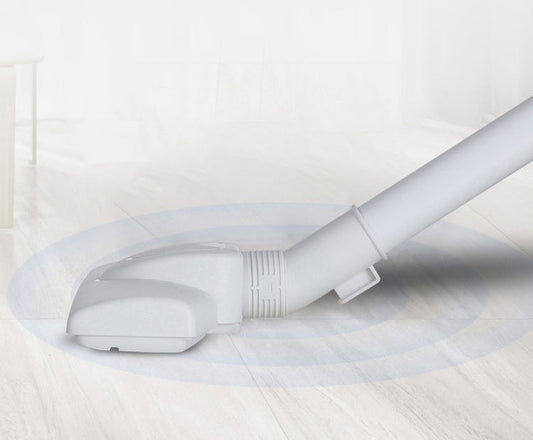 Kleiner Haushaltsstaubsauger mit großer Saugkraft und geräuscharmer Bodenwischer