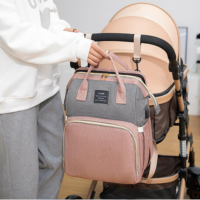 New Mummy Baby-Rucksack mit großem Fassungsvermögen, isolierte Tasche für Milchprodukte, Damen