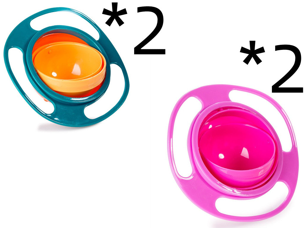 360° drehbare, universelle, auslaufsichere Schüsseln