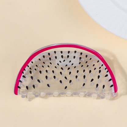 Portable Korean Creative Fruit Transparent Grip