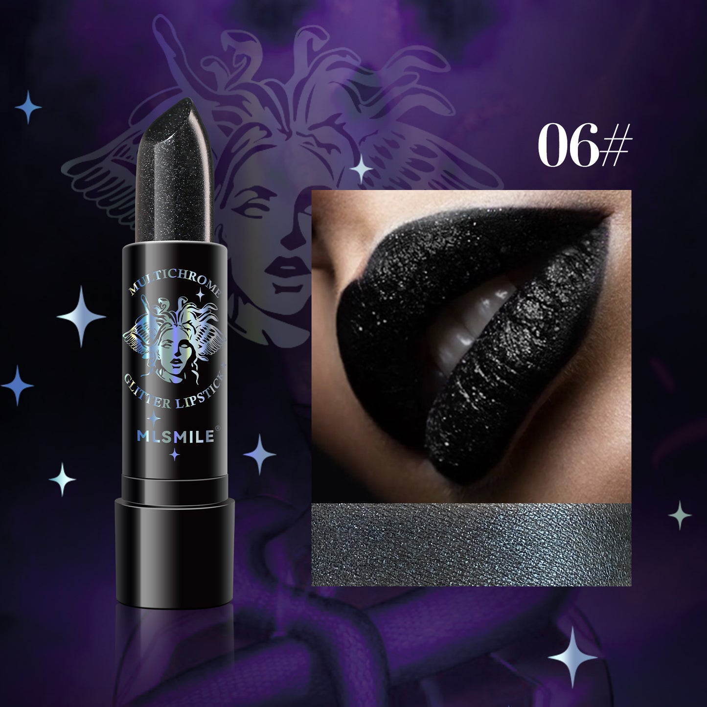 Damen Pearl Sparkly Christmas Lippenstift