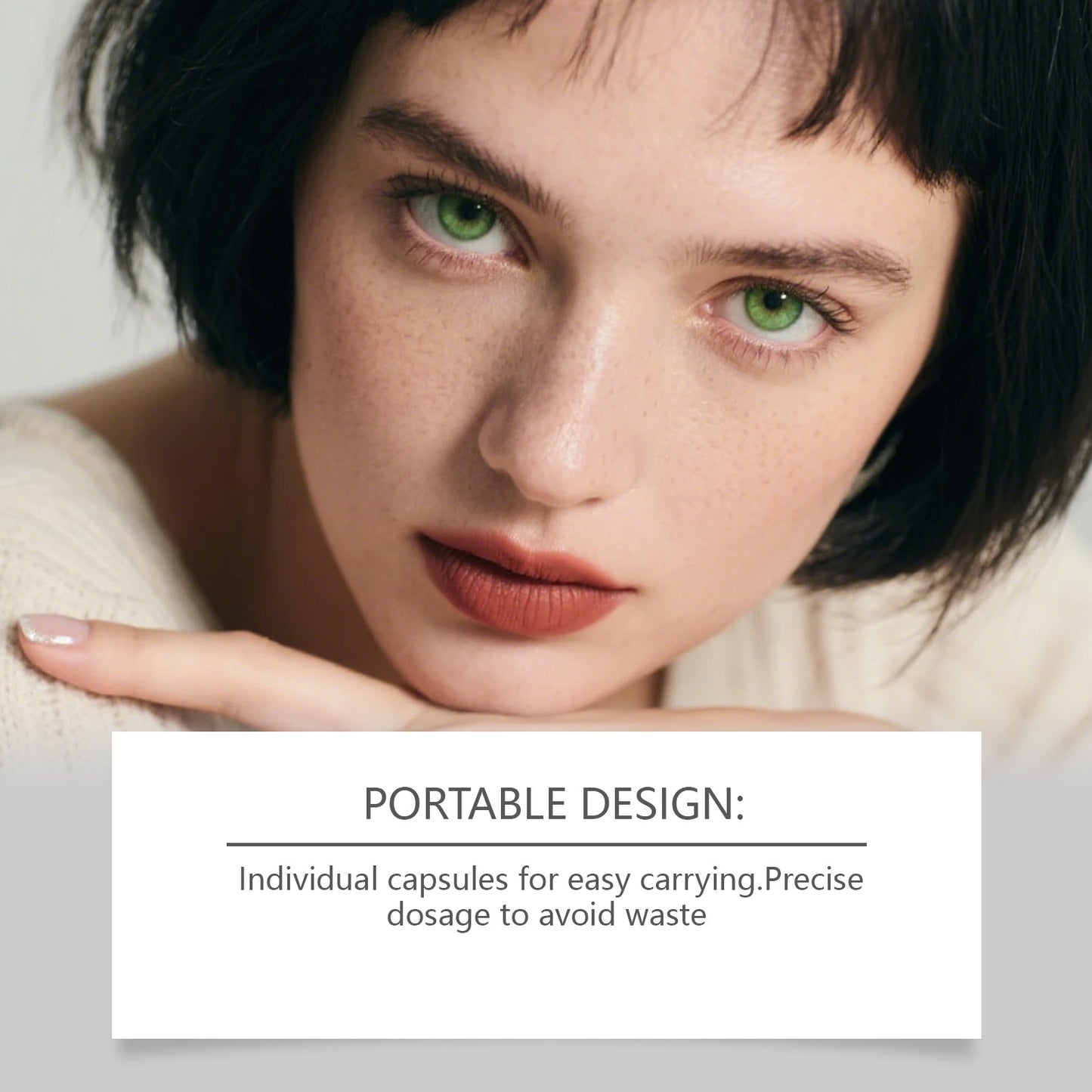 Aufhellende Serumkapseln