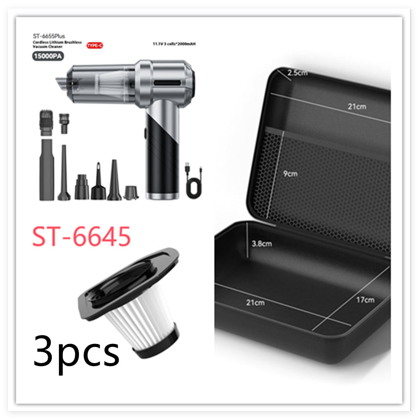 Auto- und Haushaltsstaubsauger mit Supersaugkraft, kleiner Handstaubsauger