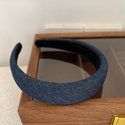 Retro-Stirnband aus Denimstoff für Damen mit Minderheitenmotiv