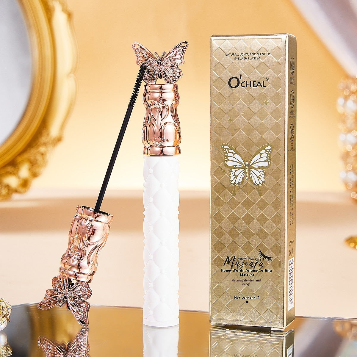 Wasserfeste, wischfeste Wimperntusche für extra Schwung