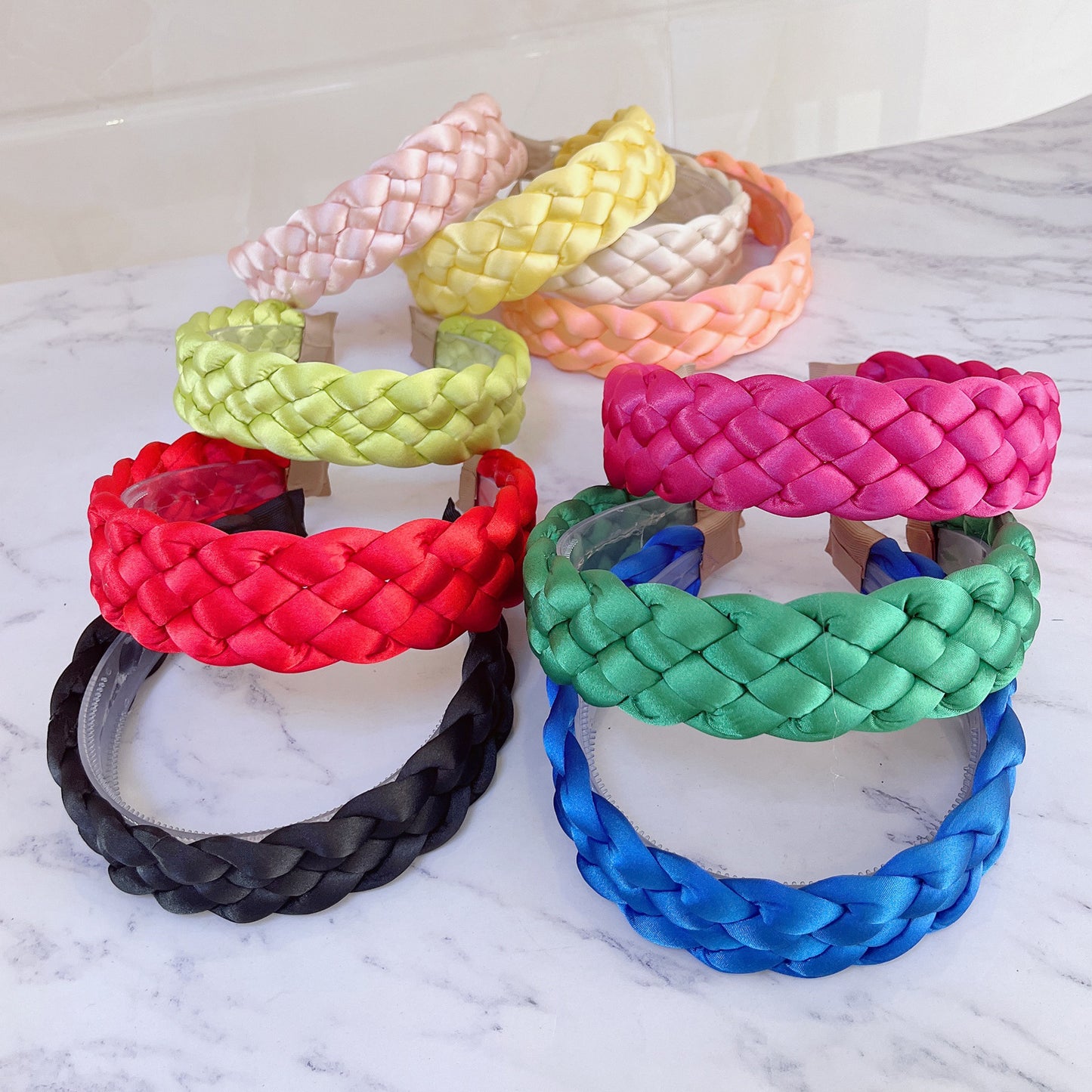 Women's Solid Color Fabric Craft Headband