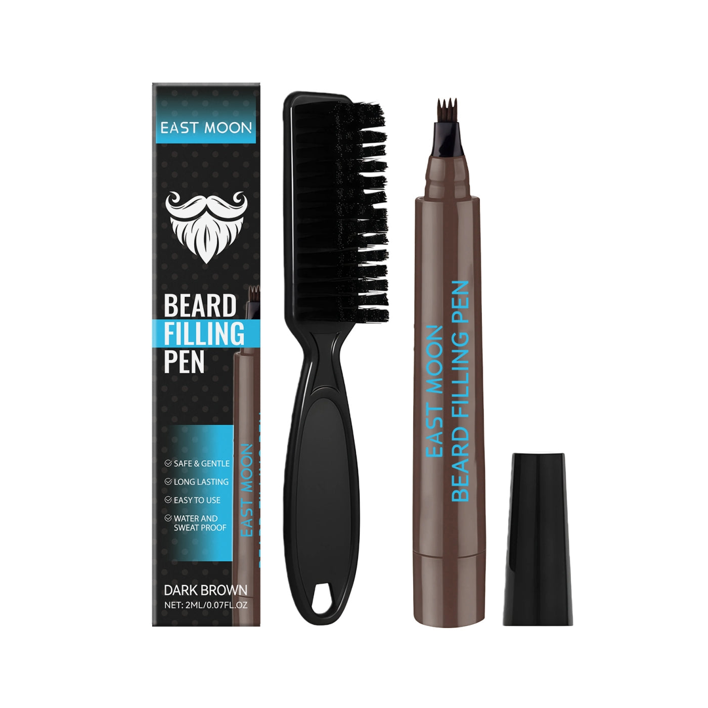 Bart- und Augenbrauenstift-Set