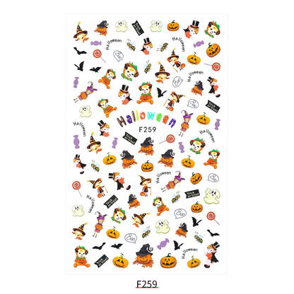 Neuer Nagelaufkleber Weihnachtsmann Aufkleber Riemen Klebstoff