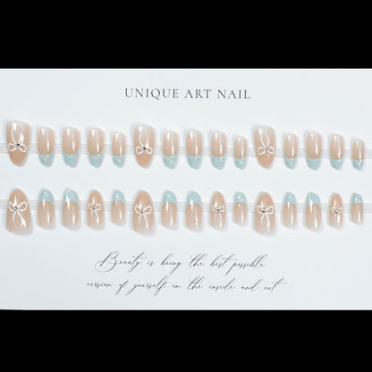 Französischer 3D-Nagelsticker für Damen