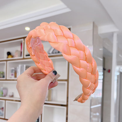 Women's Solid Color Fabric Craft Headband