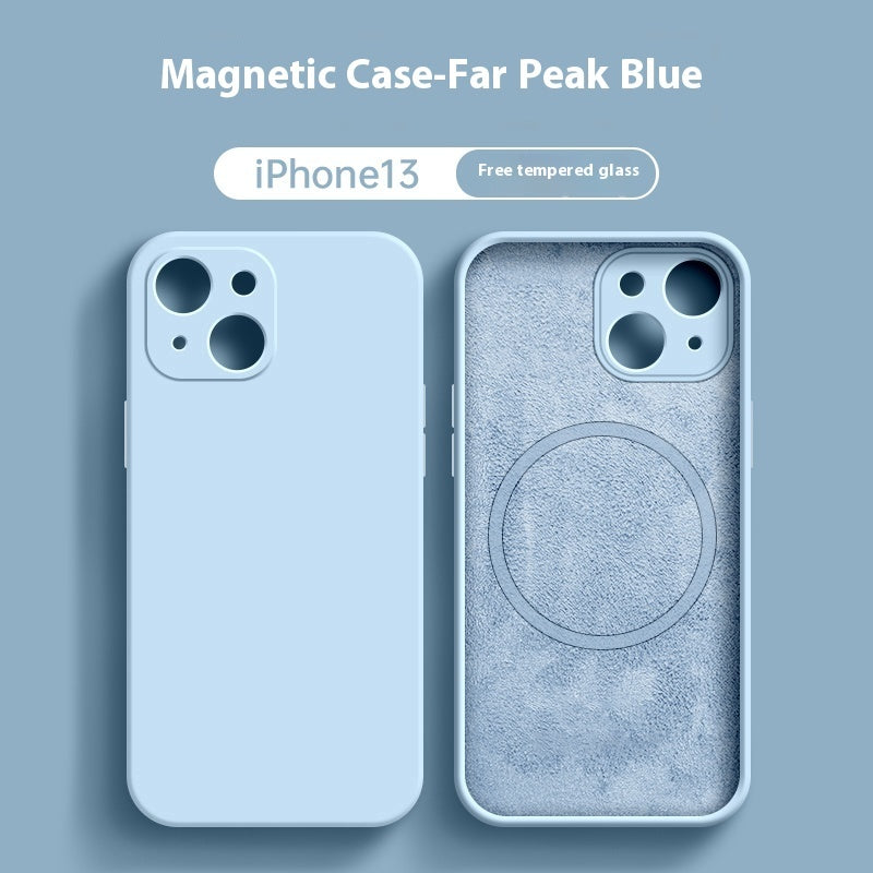 Kabellose magnetische Handyhülle aus Flüssigsilikon