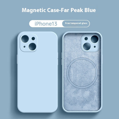 Kabellose magnetische Handyhülle aus Flüssigsilikon