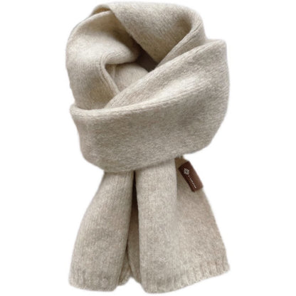 Romantic Versatile Scarf In Bright White Tones