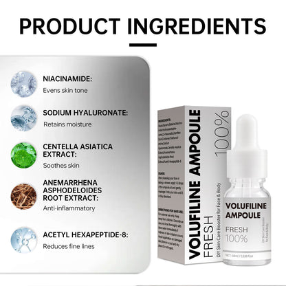 Feuchtigkeitsspendende und pflegende Ampulle für empfindliche Haut