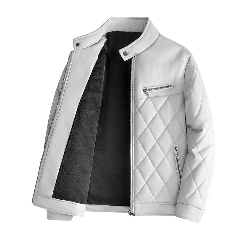 Dicke Lederjacken für Herren, lässig